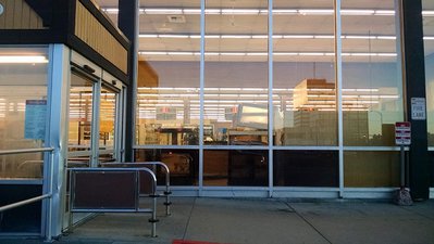 Safeway type aisle signage. Looking back toward the deli and meat deaprtments.